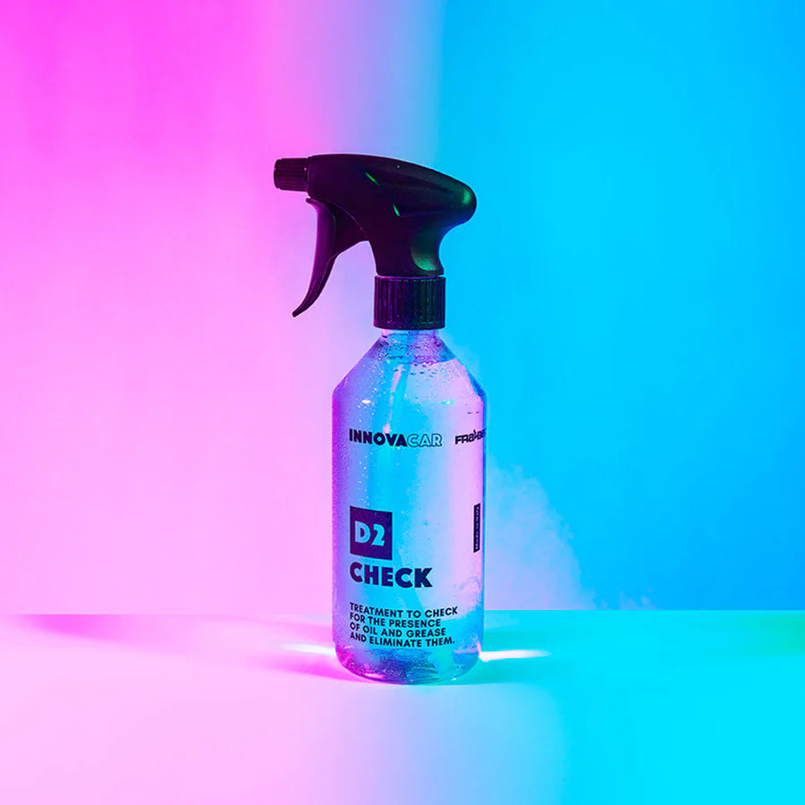 Innovacar D2 Check filler wax remover preparazione carrozzeria auto e controllo correzione lucidatura