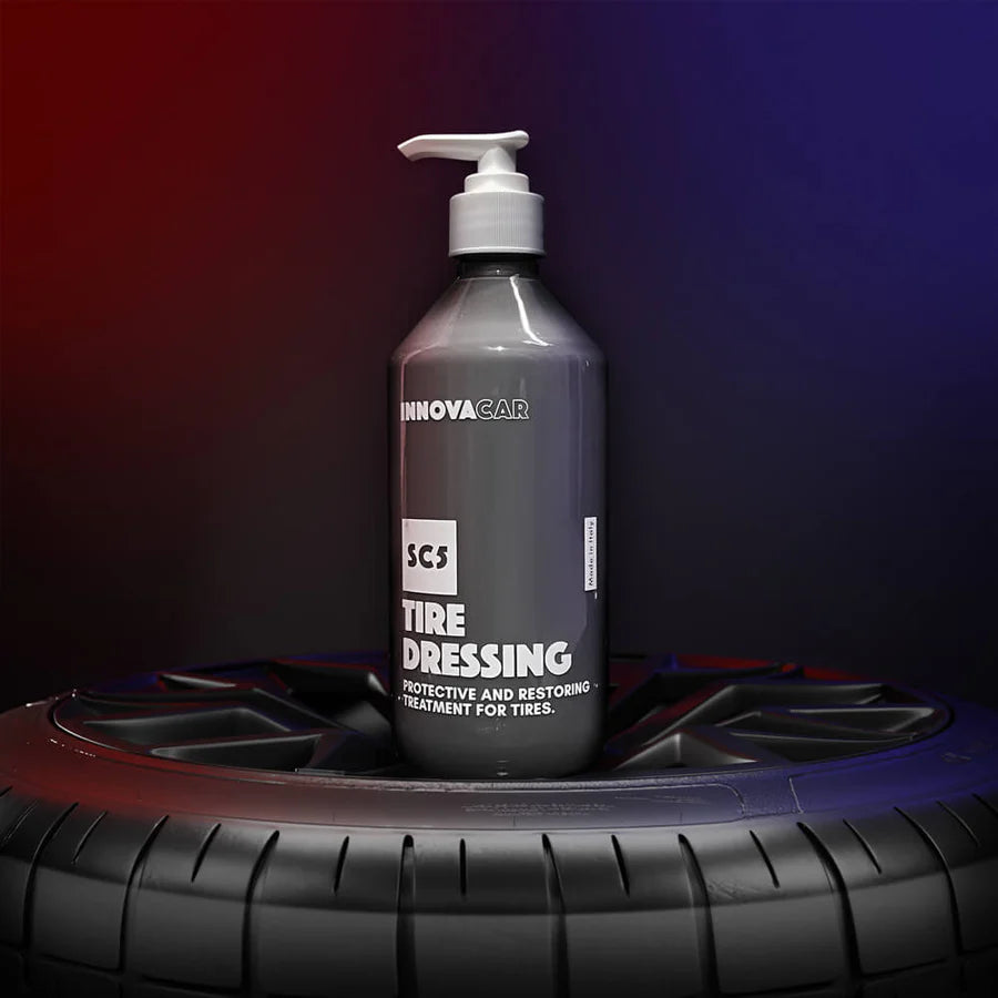 Innovacar SC5 Tire Dressing protettivo ravvivante pneumatici nero gomme auto SiO2