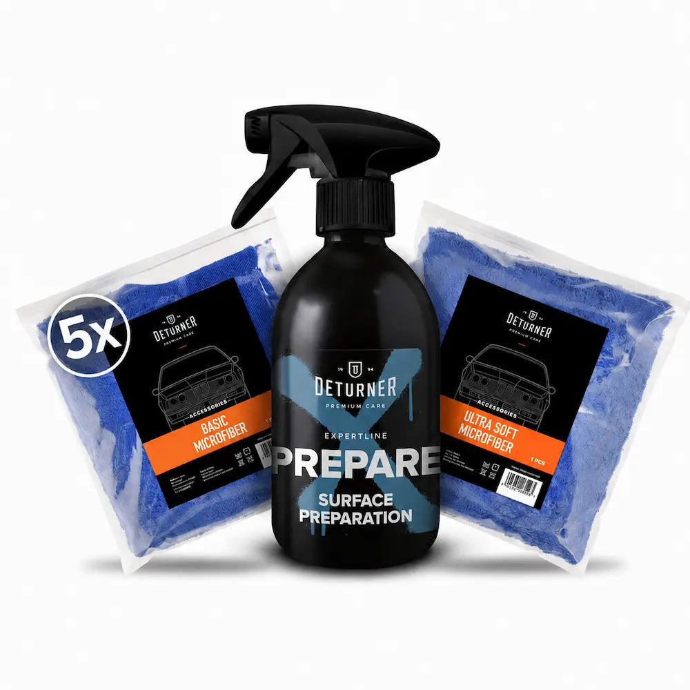 Kit preparazione e applicazione coating ceramici nanoteconolgici con sgrassatore alcoolico base IPA e panni
