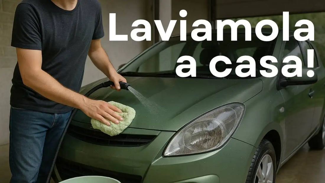 come lavare l'automobile a casa propria
