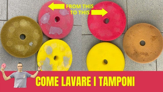 Come lavare i tamponi da lucidatura auto - Solodettagli