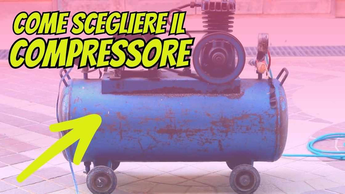 Compressore d'aria professionale ideale per pistola Tornador e strumenti pneumatici nel car detailing