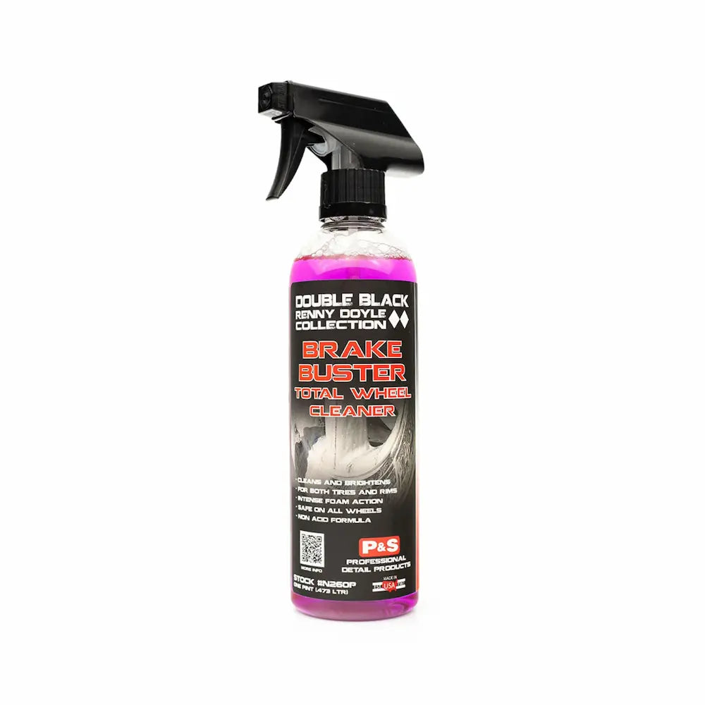 Detergente cerchi e pneumatici P&S Brake Buster in formato flacone  ad alta concentrazione