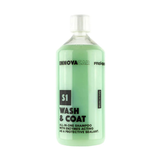 Innovacar S1 Wash Coat shampoo protettivo auto SiO2 lavaggio e sigillante