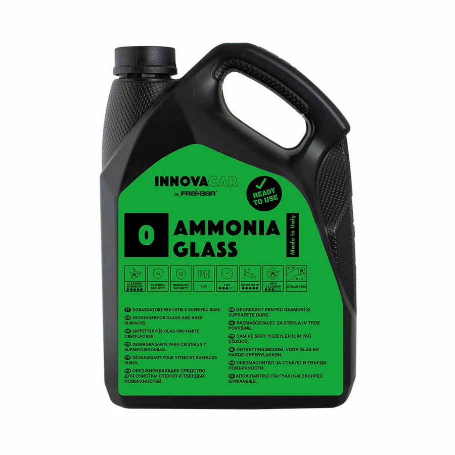 Innovacar 0 Ammonia Glass pulitore vetri auto senza ammoniaca rimuove grasso e nicotina