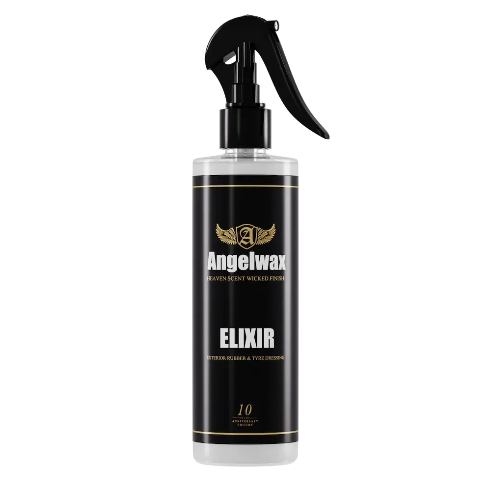 Angelwax Elixir Dressing protettivo ravvivante per guarnizioni gomme e plastiche