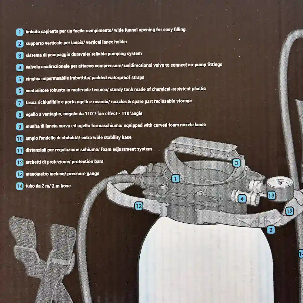 foamer pro 10 di epoca caratteristiche