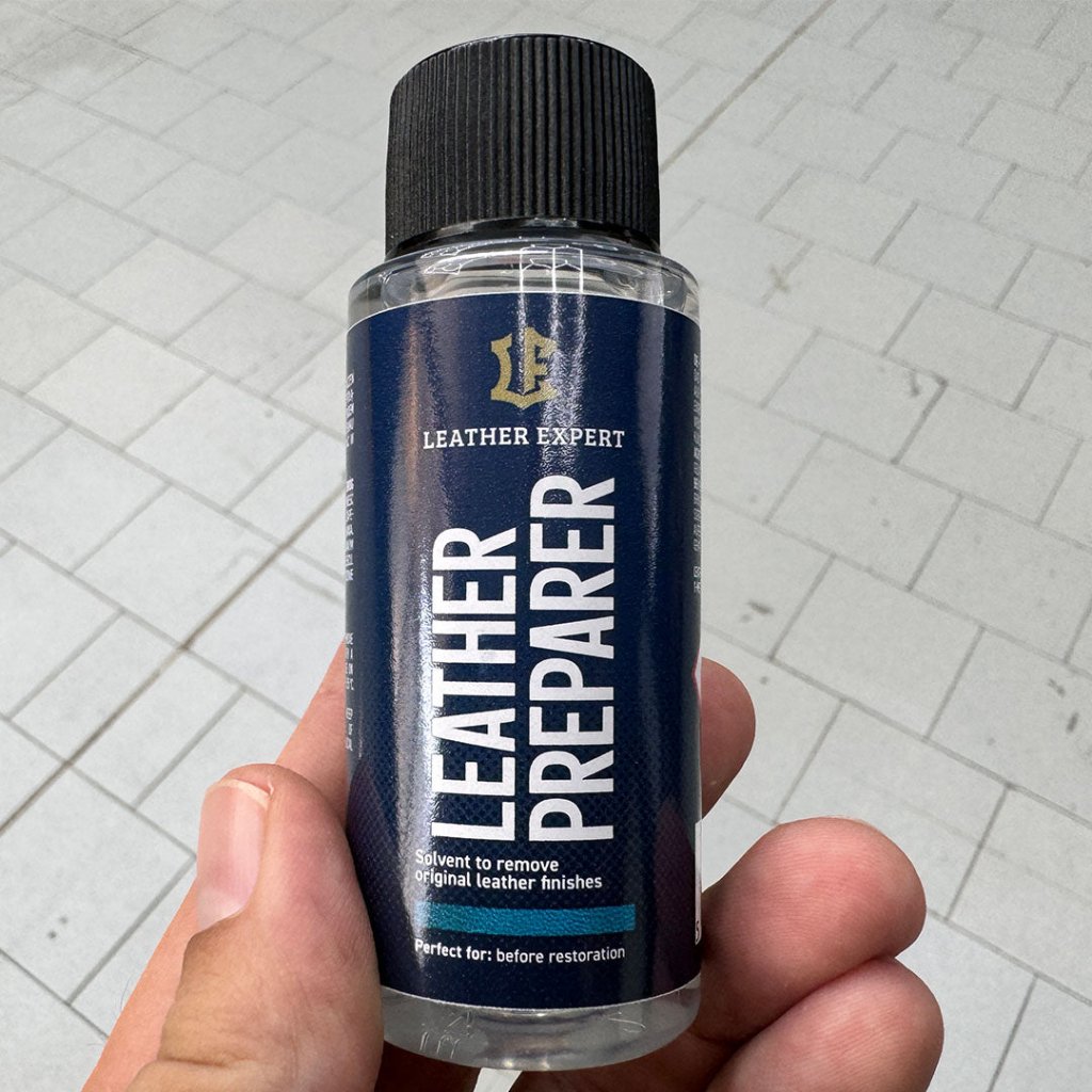 Detergente a Solvente Leather Preparer by Leather Expert - Solodettagli