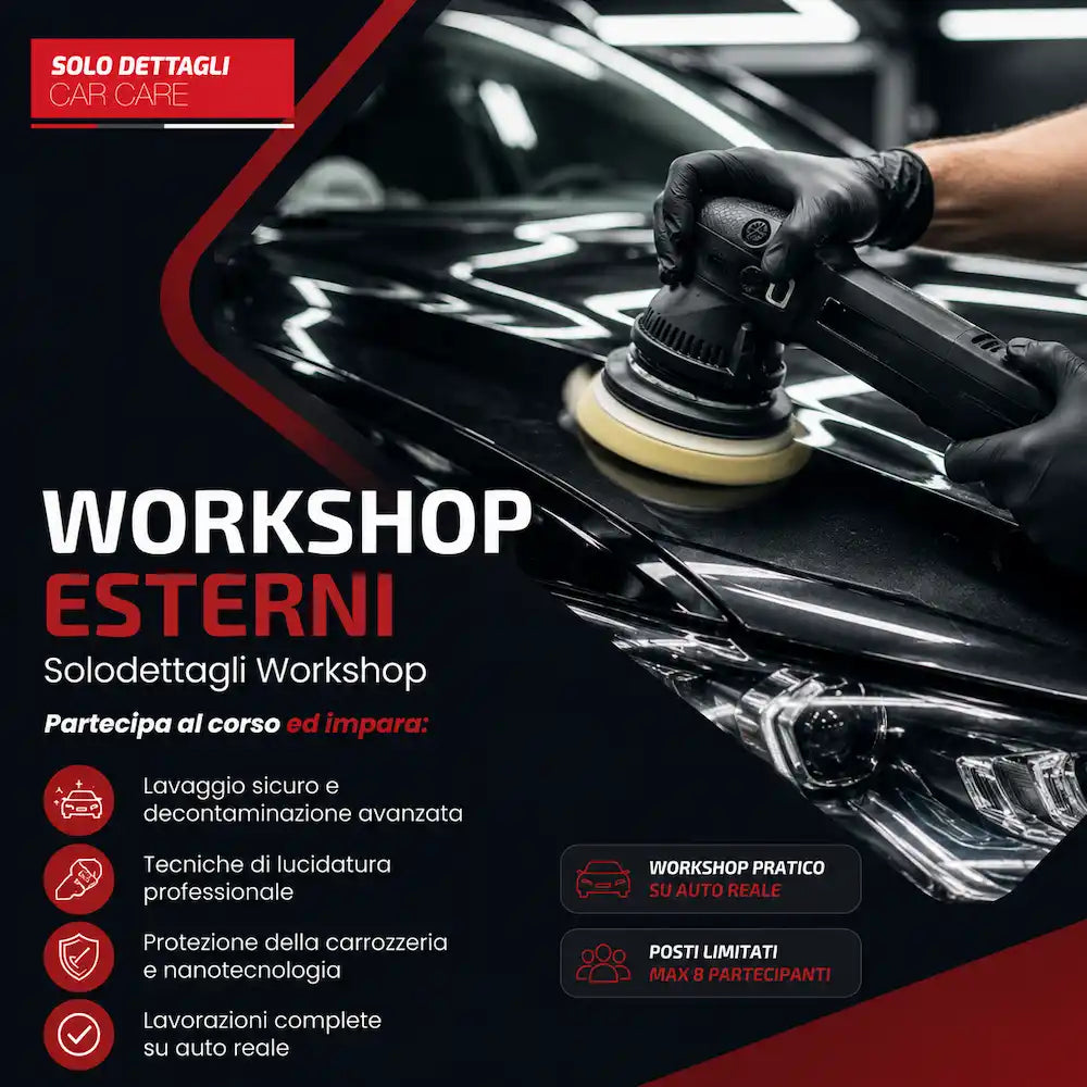 Corso professionale di gruppo lucidatura e detailing esterni 