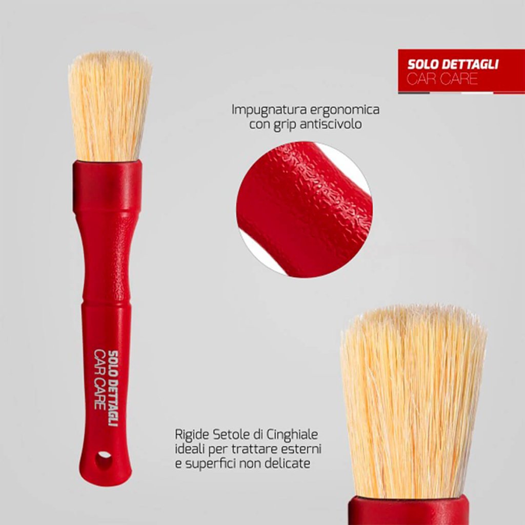 Pennello per Detailing SD con Setole Naturali - Solodettagli