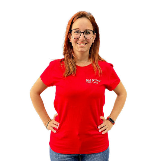 SD T-Shirt Rossa Donna - Solodettagli